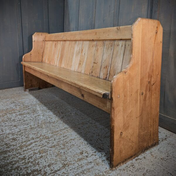 Stripped Antique Pine Church Chapel Pews from St Veronica Rossendale