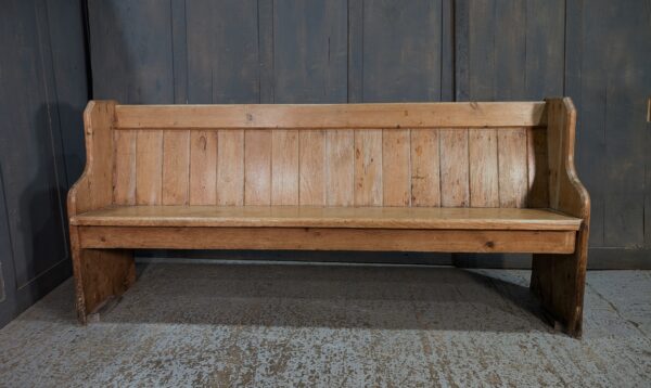 Stripped Antique Pine Church Chapel Pews from St Veronica Rossendale