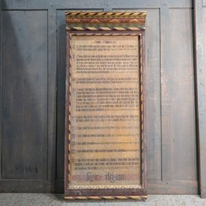 Crypt Find Victorian Large Commandment Board