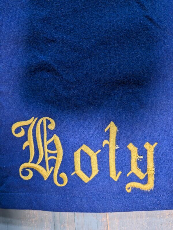 Very Large Holy Holy Holy Blue Altar Hanging Project