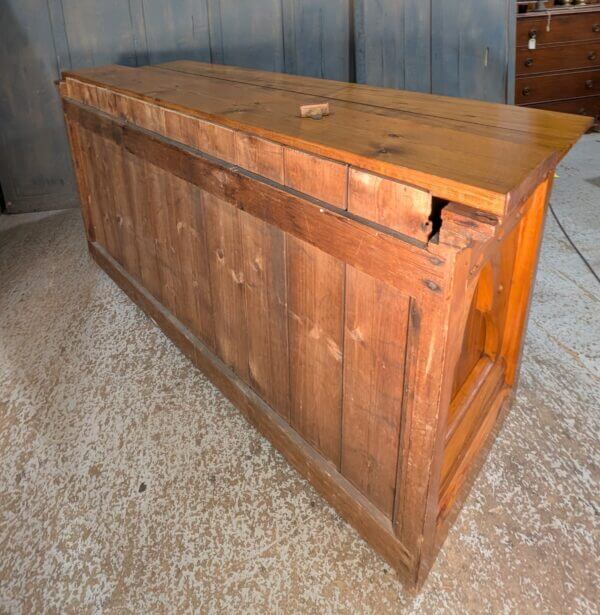 Restored & Varnished Victorian Pine Gothic Church Altar from St Andrew's Brentwood