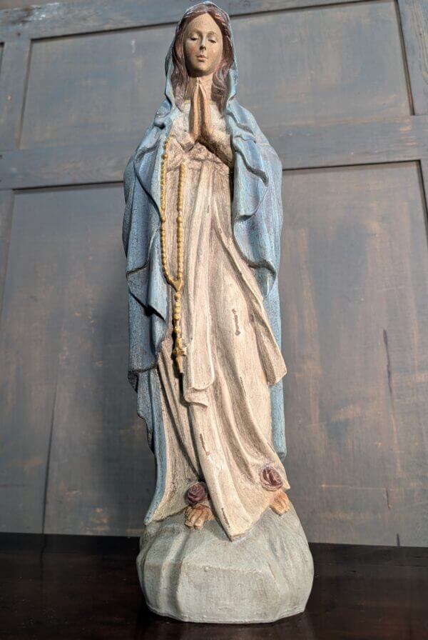 Extremely Convincing Early North European Style Religious Style Madonna The Immaculate Conception