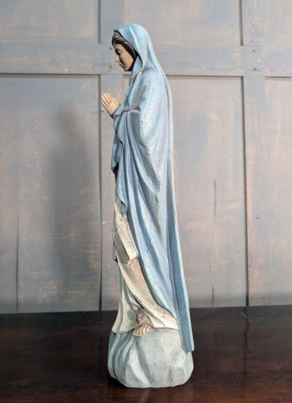 Extremely Convincing Early North European Style Religious Style Madonna The Immaculate Conception