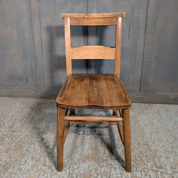 Very Good Colour Medium Brown Ladderback Church Chapel Chairs from St Paul's Tunbridge Wells