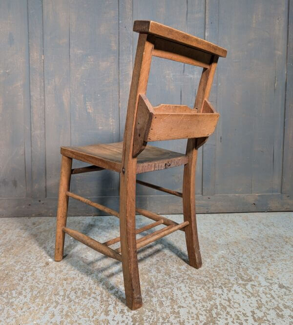 Very Good Colour Medium Brown Ladderback Church Chapel Chairs from St Paul's Tunbridge Wells