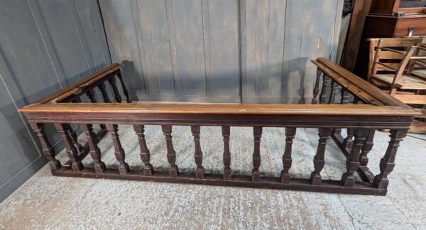 Gothic Pine Altar Rail from St Andrews Brentwood