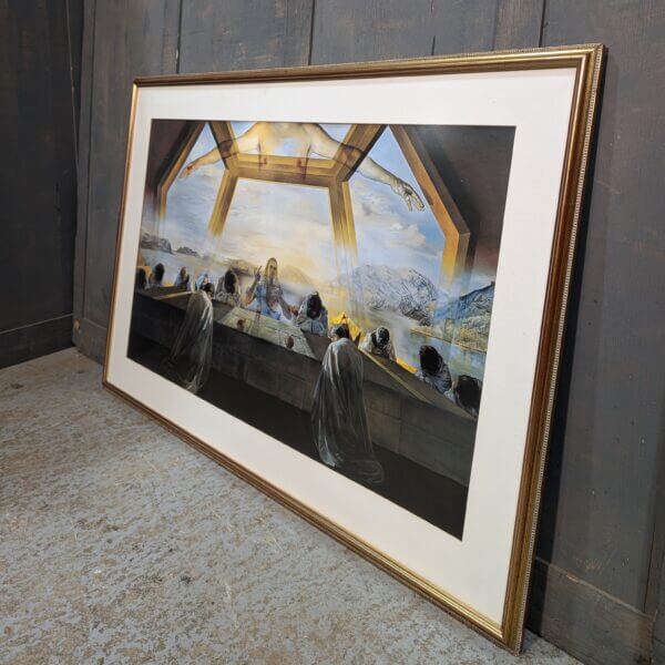 Very Large Colour Print Lithograph of The Sacrament of the Last Supper by Salvador Dali