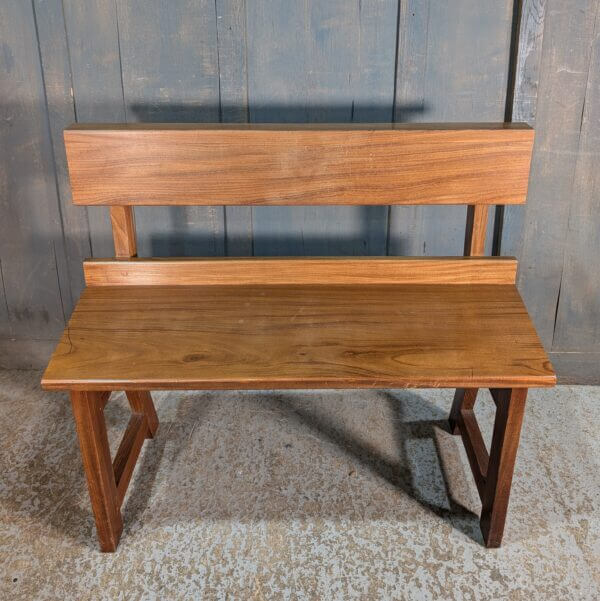 1969 Vintage Danish Design High Quality Teak Benches from St Joseph's Convent East Molesey