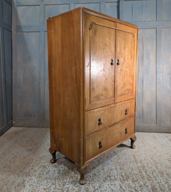 1920's Vintage Fun and Useful Walnut Tallboy Cupboard BARGAIN