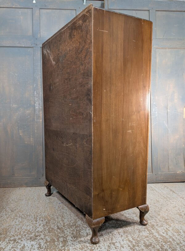 1920's Vintage Fun and Useful Walnut Tallboy Cupboard BARGAIN