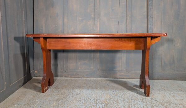 1930's Vintage Pitch Pine Organ Bench from Salisbury Methodist Church - Ideal for a Kitchen Bar