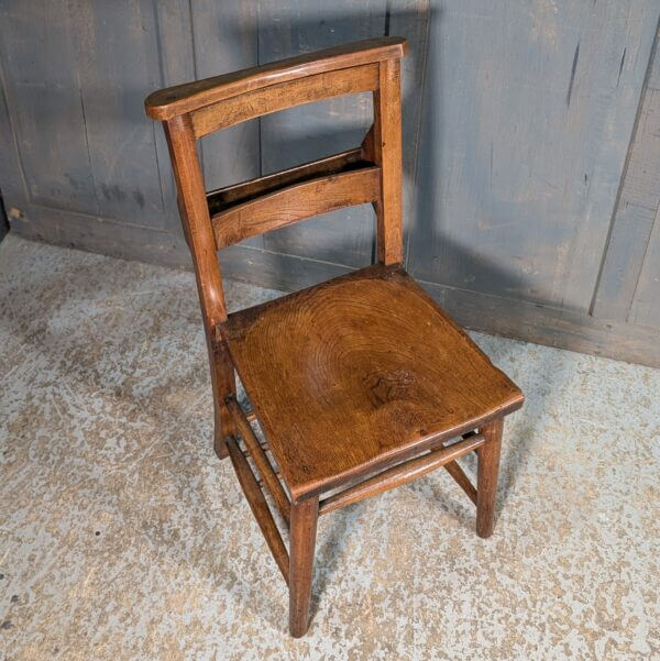 Primrose Hill Classic Early 1900's Elm & Beech Church Chairs with Racks