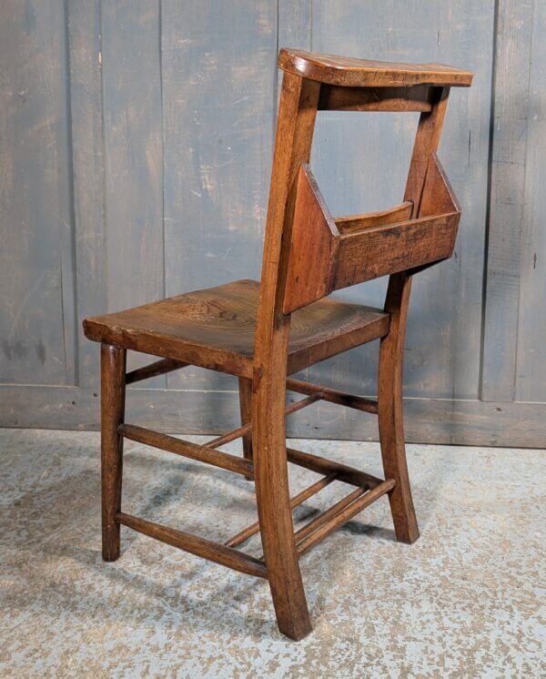 Primrose Hill Classic Early 1900's Elm & Beech Church Chairs with Racks