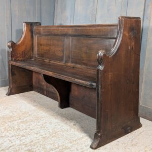 Pine Big Panel Back Church Chapel Pews from All Saints Highgate London