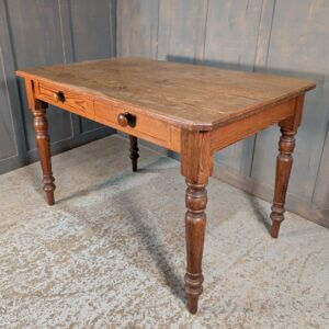 Handsome Antique Baltic Pine Vestry Desk Table form Salisbury Methodist Church