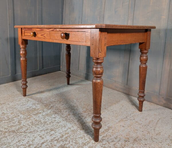 Handsome Antique Baltic Pine Vestry Desk Table form Salisbury Methodist Church