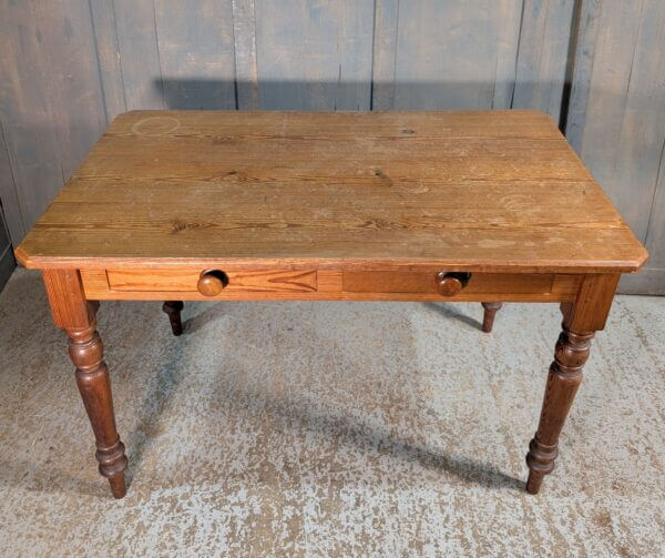 Handsome Antique Baltic Pine Vestry Desk Table form Salisbury Methodist Church