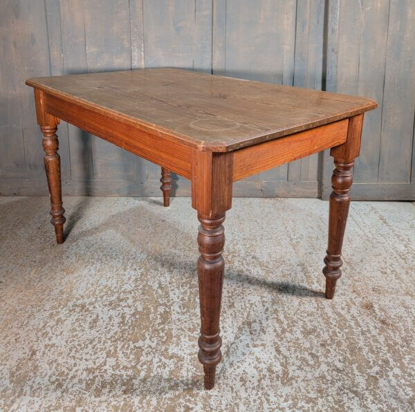 Handsome Antique Baltic Pine Vestry Desk Table form Salisbury Methodist Church