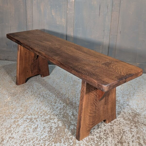 Medium Oak Bench Made from Old Church Chapel Pew Seats Made to Measure