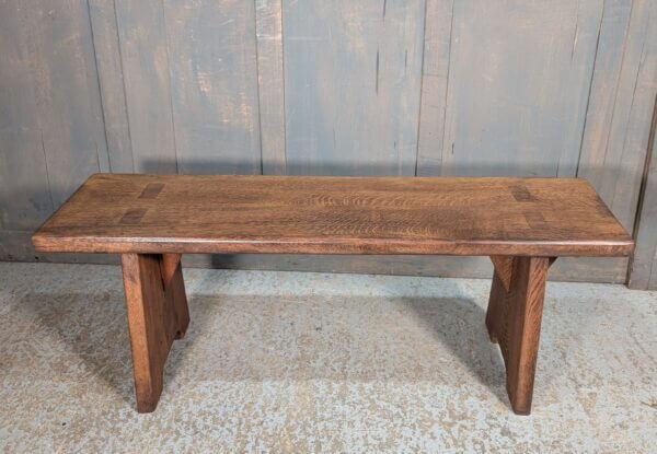 Medium Oak Bench Made from Old Church Chapel Pew Seats Made to Measure