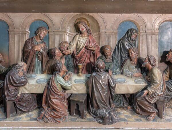 Antique German Protestant Set of 10 Stations of the Cross