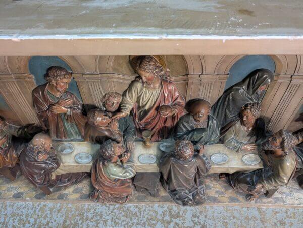 Antique German Protestant Set of 10 Stations of the Cross