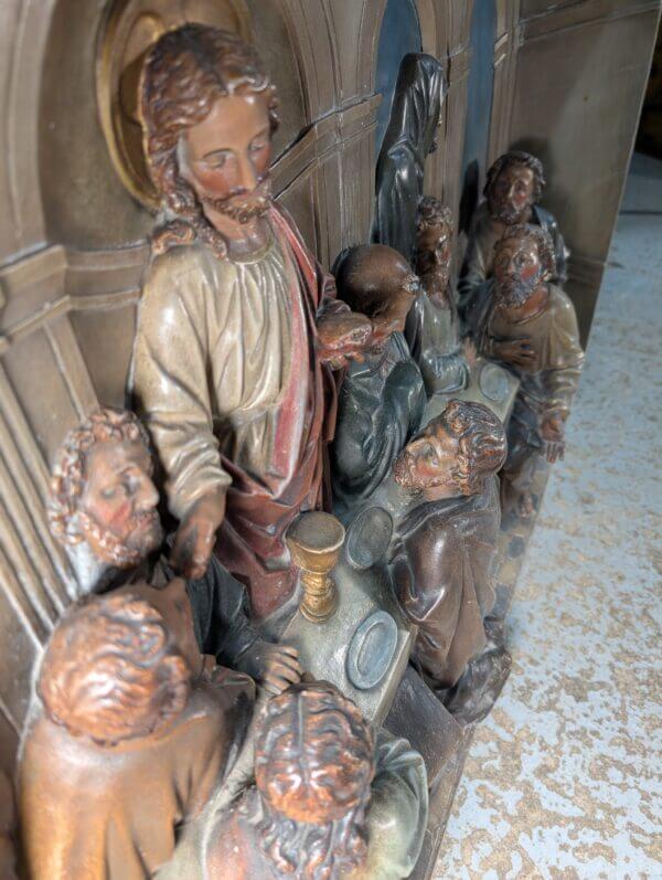 Antique German Protestant Set of 10 Stations of the Cross