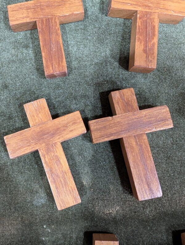 Set of 14 Small Crosses to go with or to be Stations of the Cross