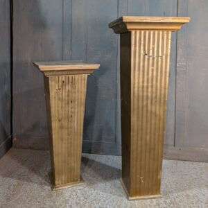 Brutalist Corinthian Plant Stands from Worth Abbey