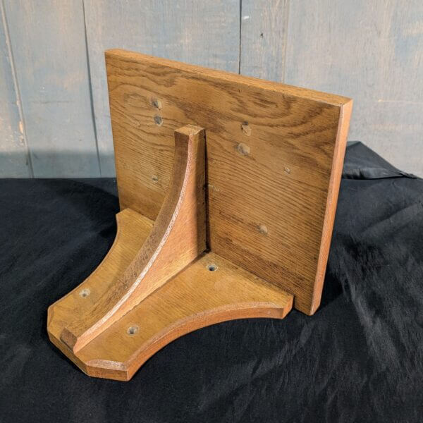 Oak Shaped Church Wall Bracket Shelf for Medium Size Statue or Plant Pot