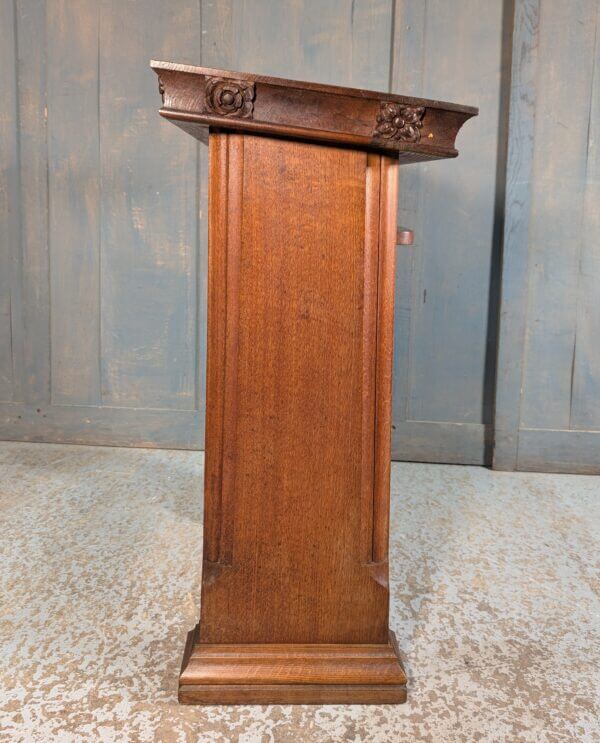 Very Good Quality 1920's Vintage Heavy Oak Prayer Desk Prie Dieu from St Michael & All Angels Eastbourne