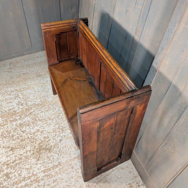 19th Century Pine Box Pews Benches from St James Church Weybridge Type 2