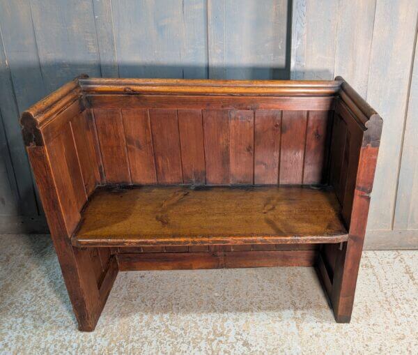 19th Century Pine Box Pews Benches from St James Church Weybridge Type 2