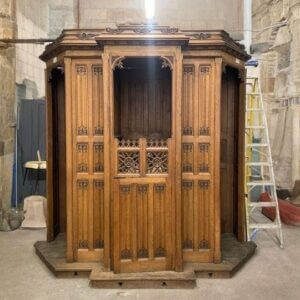 -Project- Gothic Oak Flat-Packed Confession Boxes