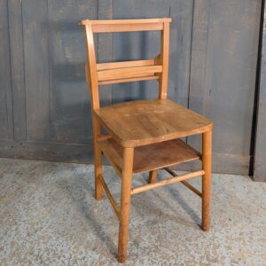 Bargain Utility 1970's Vintage Elm & Beech Church Chapel Chairs