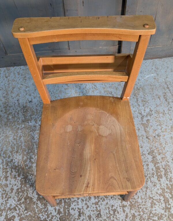 Bargain Utility 1970's Vintage Elm & Beech Church Chapel Chairs