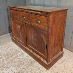 1920's Vintage Oak Office Drawer & Bookcase Unit from Holy Trinity Clapham