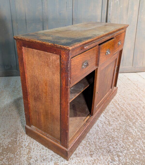 1920's Vintage Oak Office Drawer & Bookcase Unit from Holy Trinity Clapham