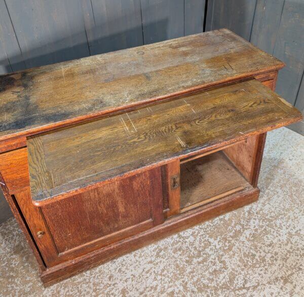 1920's Vintage Oak Office Drawer & Bookcase Unit from Holy Trinity Clapham