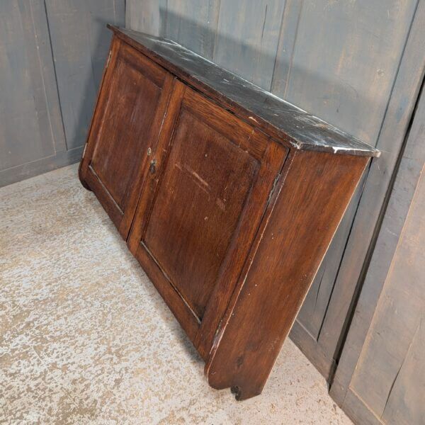 1920's Vintage Oak Vestry Wall Cupboard Bookcase from Holy Trinity Clapham