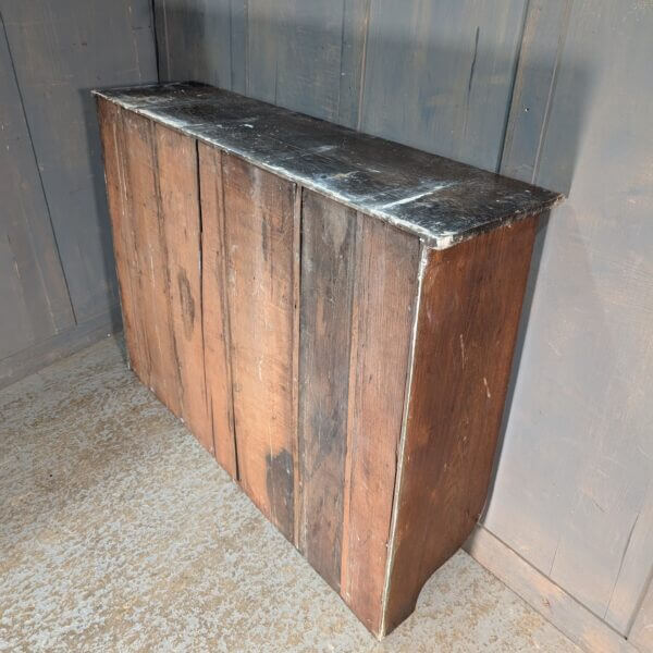 1920's Vintage Oak Vestry Wall Cupboard Bookcase from Holy Trinity Clapham