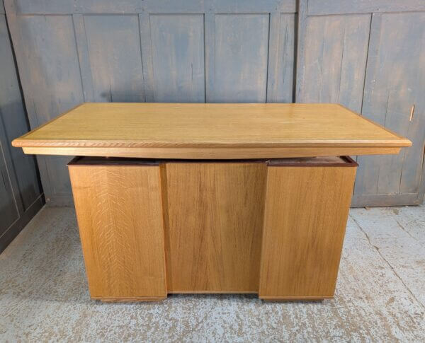 Post War Oak Church Altar Communion Table With Lots Of Storage