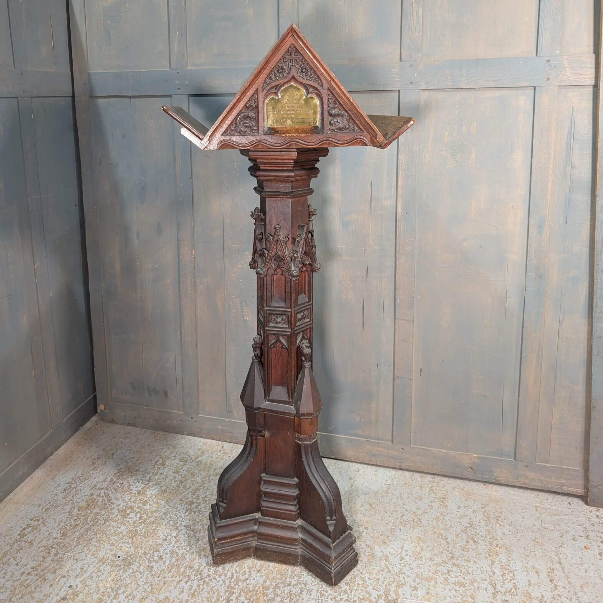 Lecterns, Reading Desks & Missal Stands - Antique Church Furnishings