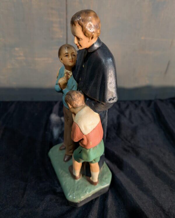 Rare Pre Canonised Religious Statue of Don Bosco