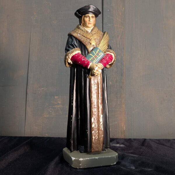 Rare Original English Religous Statue of St Thomas More