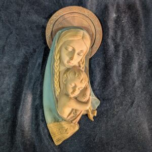 Resin Wall Plaque of Sleeping Mother & Child