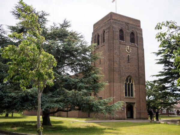 Rare All-Oak Heavy Slatback Church Chapel Chairs from St Augustine's Thorpe Bay