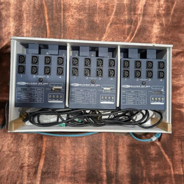 Used Stage Theatre Lighting System with 12 Can 3 Stands Lighting Deck