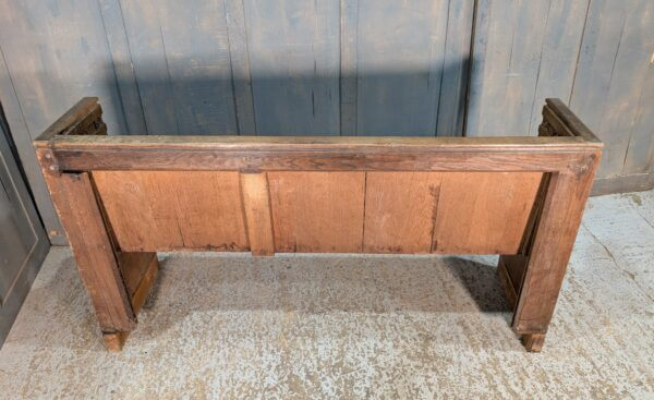 Carved Antique Oak Choir Pew from All Saints Nettleham