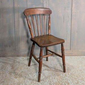 Victorian Elm & Beech Kitchen Style Stick Back Church Chairs